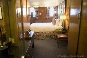 My stateroom aboard the Queen Mary