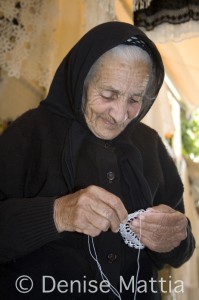 Cyprus - woman crocheting